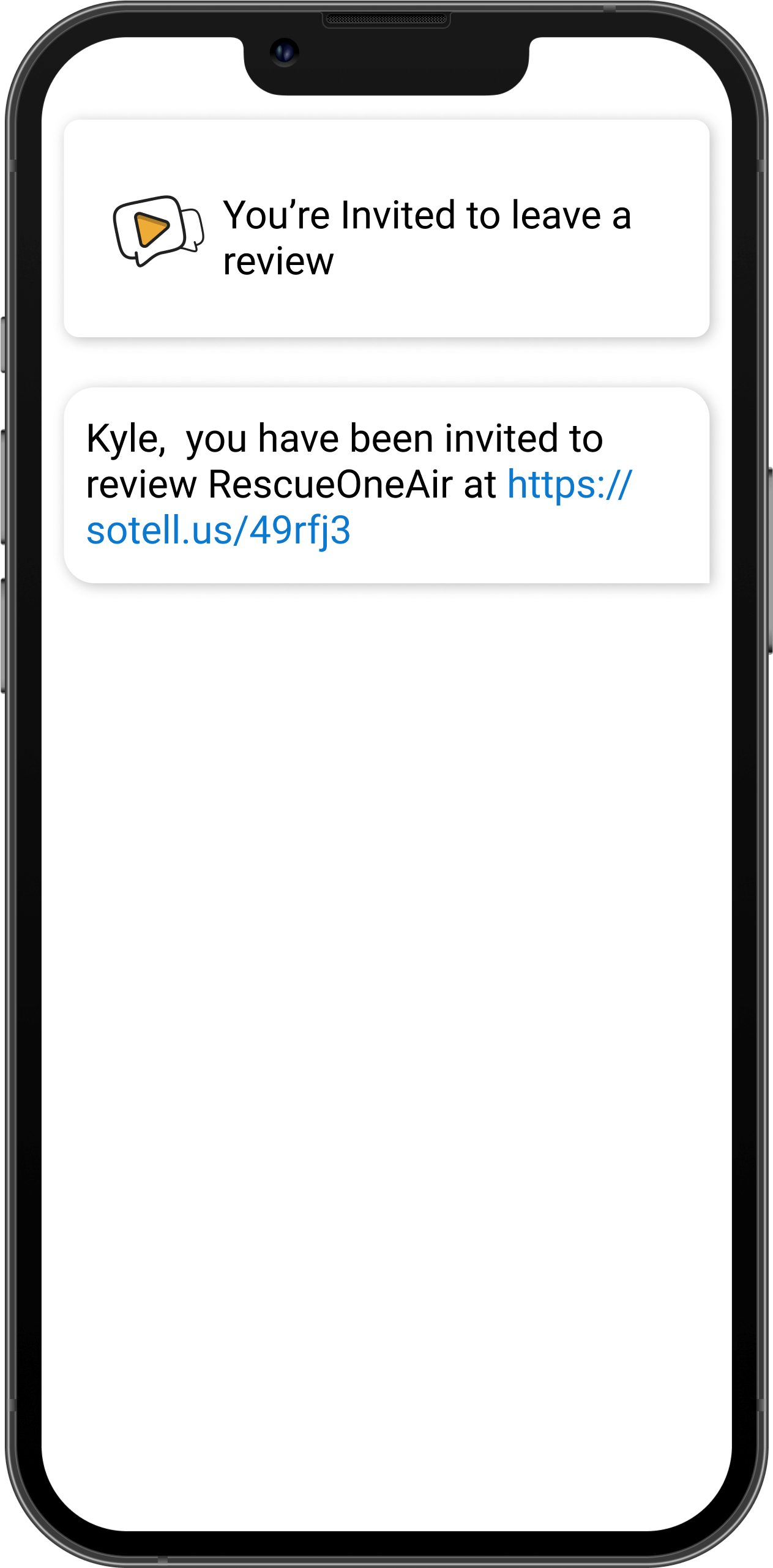 send automated invites using SoTellUs